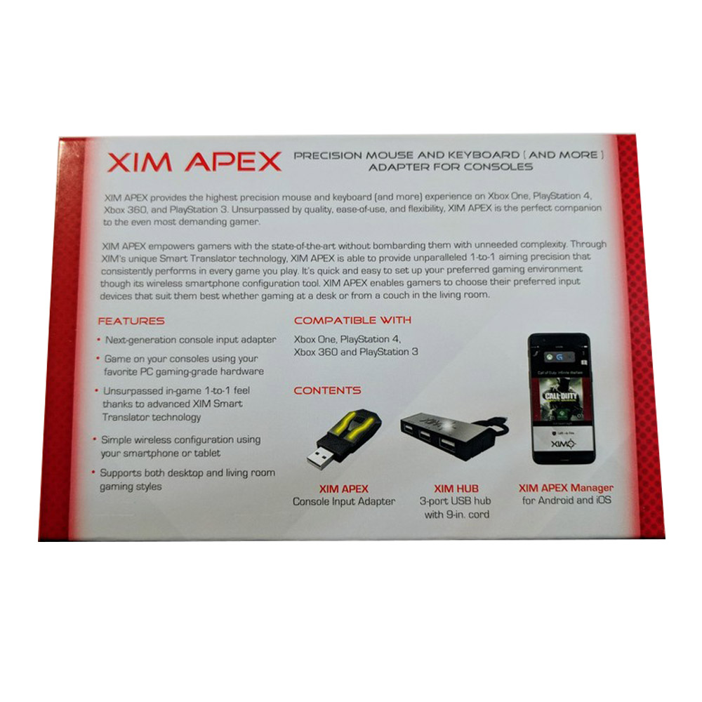 XIM APEX Keyboard Mouse Controller Adapter Converter for PS4 PS3 