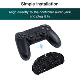 Mcbazel PS4 tangentbord spelkontroll tangentbord Bluetooth för PS4/ PS4 Slim/ PS4 Pro-kontroller