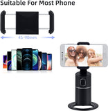 Mcbazel Auto Face Tracking Tripod, No App Required, Rechargeable Battery, 360° Rotation Phone Tracking Holder