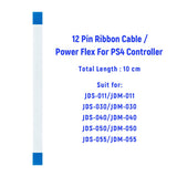 Mcbazel 2-Pack  PS4 Controller 12 Pin Power Button Flex Ribbon Cable Replacement