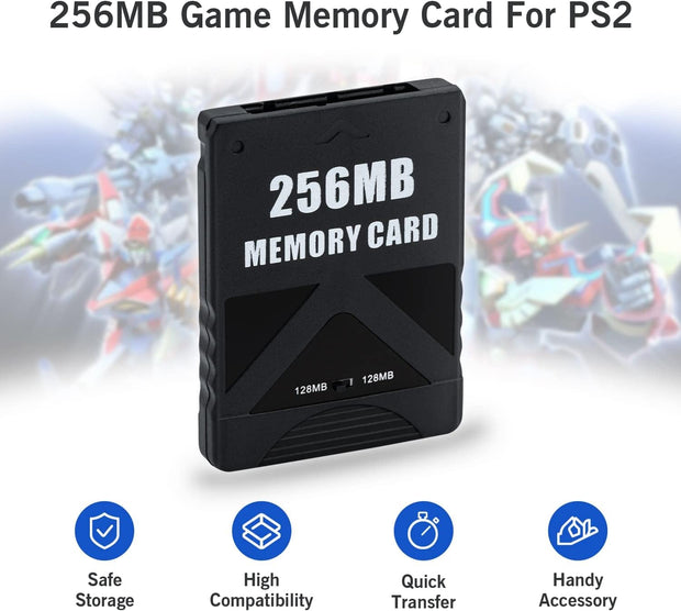 Mcbazel 256MB High Speed Game Memory Card for Playstation 2