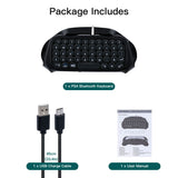 Mcbazel PS4 tangentbord spelkontroll tangentbord Bluetooth för PS4/ PS4 Slim/ PS4 Pro-kontroller