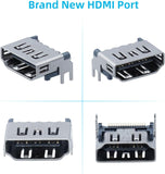 Mcbazel 2Pcs HDMI Port Replacement for PS5 with T8 Screwdriver