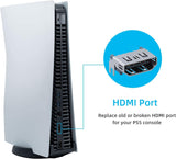 Mcbazel 2Pcs HDMI Port Replacement for PS5 with T8 Screwdriver