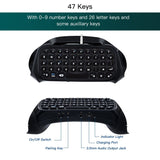 Mcbazel PS4 tangentbord spelkontroll tangentbord Bluetooth för PS4/ PS4 Slim/ PS4 Pro-kontroller