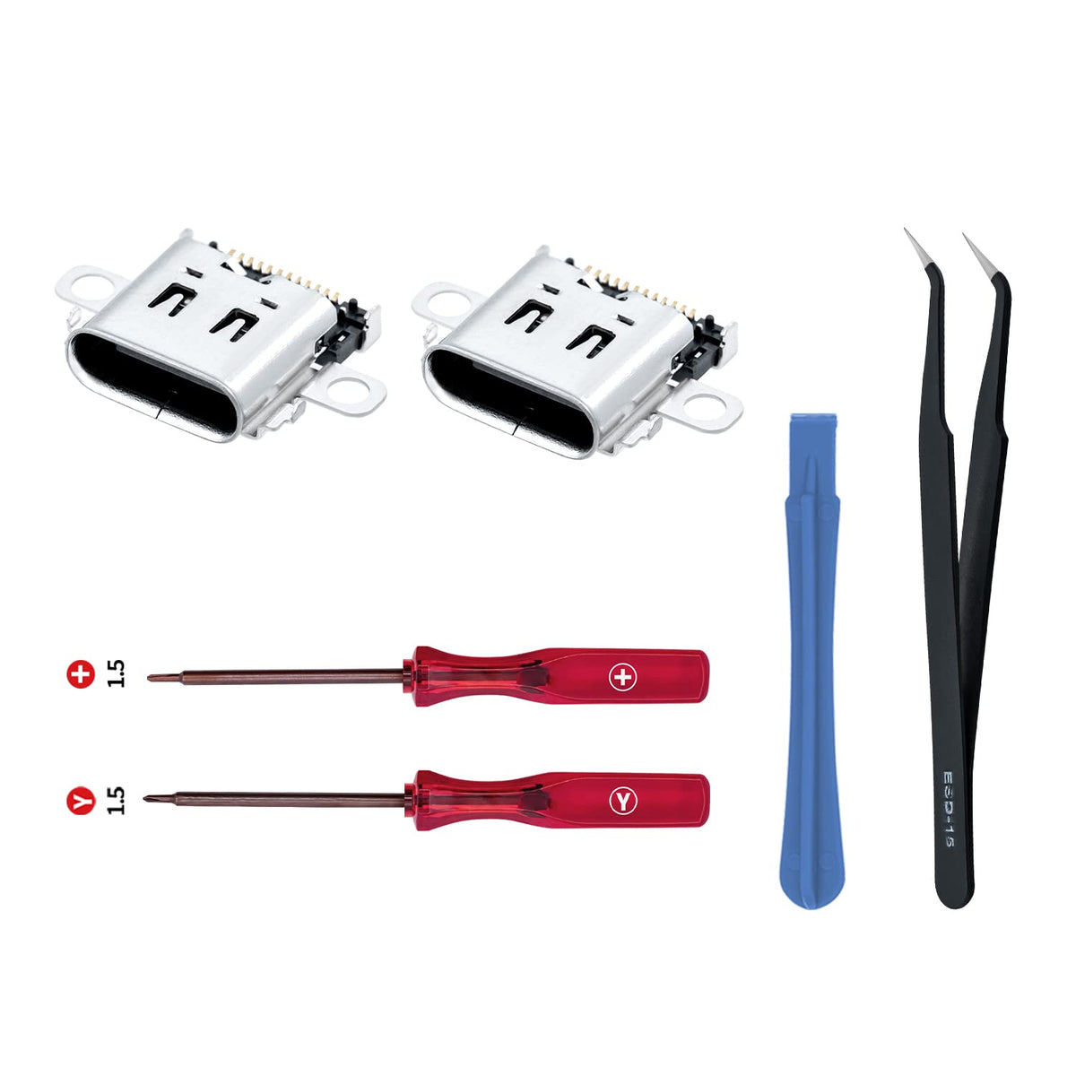 Mcbazel 2 Pack Replacement Type C Port for Switch