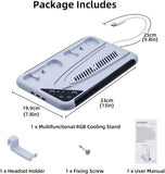 Mcbazel PS5 / PS5 Slim Console RGB Cooling Charging Station