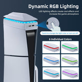 Mcbazel Upper Cooling Fan with RGB Light for PS5 Slim disc and digital versions