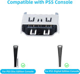 Mcbazel 2Pcs HDMI Port Replacement for PS5 with T8 Screwdriver