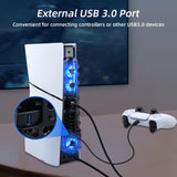 Mcbazel PS5 Slim Fan with RGB for Fast Heat Dissipation Intelligent Temperature Control