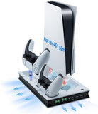 Vertical PS5 UHD / Digitial Edition Cooling Charging Stand with Dual Controller Charging Station