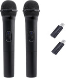 Mcbazel 2 Pack Wireless USB Gaming Microphone Compatible with Xbox Series X/S, PS5, Switch OLED, NS Switch, PC, PS4, PS3, PS2, Xbox One X/S, Xbox One, Xbox 360, Wii