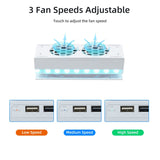 Mcbazel RGB Cooling Fan for Xbox Series S with Dust Filter, Low Noise