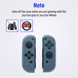 Mcbazel DOBE Genomskinligt Mjukt TPU-skyddsfodral för Switch / Switch OLED Joy-con