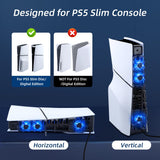 Mcbazel PS5 Slim Fan with RGB for Fast Heat Dissipation Intelligent Temperature Control