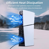 Mcbazel PS5 Slim Fan with RGB for Fast Heat Dissipation Intelligent Temperature Control
