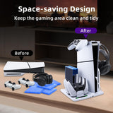Mcbazel PS5 Slim  Disc / Digital Cooling Stand with Controller Charging Station