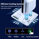 Mcbazel PS5 Slim  Disc / Digital Cooling Stand with Controller Charging Station