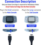 Mcbazel länkabel för 2 spelare, anslutningskabel för Nintendo GBA Gameboy Advance och SP