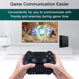 Mcbazel PS4 tangentbord spelkontroll tangentbord Bluetooth för PS4/ PS4 Slim/ PS4 Pro-kontroller