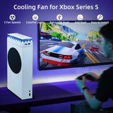 Mcbazel RGB Cooling Fan for Xbox Series S with Dust Filter, Low Noise
