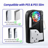 Mcbazel PS5 / PS5 Slim RGB LED-ljuslist med 8 färger och musiksynkronisering