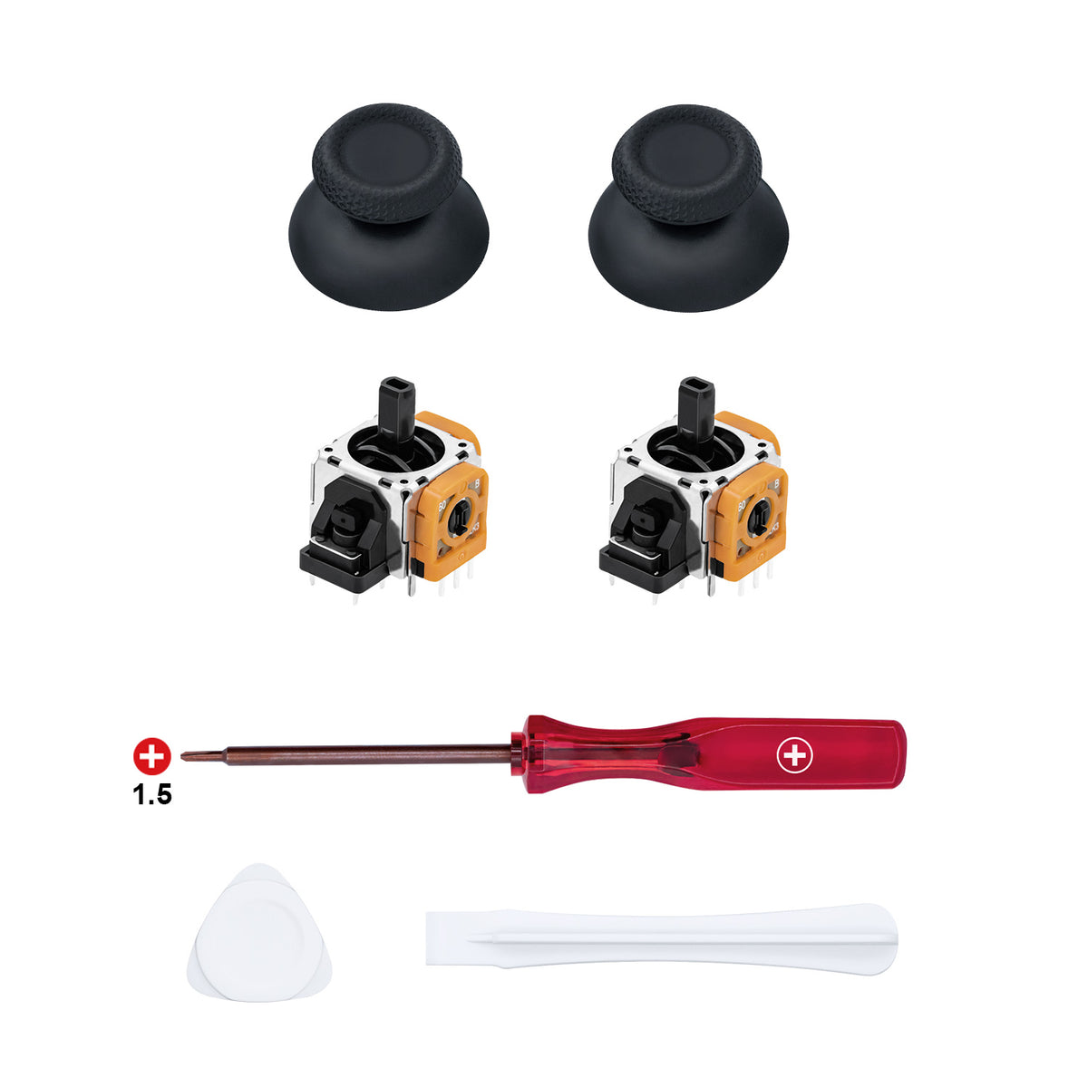 7 In 1 Joystick Repair Kit with Opening Tool for PS5 DualSense Controller