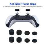 15 In 1 Joystick Repair Kit with Opening Tool and Enhanced Thumb Grips for PS5 DualSense Controller