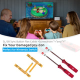 SL/SR Sync Button Flex Cable +Screwdriver (+)(Y) for Nintendo Switch/Switch OLED Joy-Con