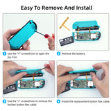 SL/SR Sync Button Flex Cable +Screwdriver (+)(Y) for Nintendo Switch/Switch OLED Joy-Con
