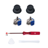7 In 1 Hall Effect Analog Joystick Repair Kit with Opening Tool for PS5 DualSense Controller