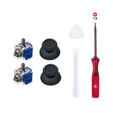 7 In 1 Hall Effect Analog Joystick Repair Kit with Opening Tool for PS5 DualSense Controller