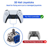 7 In 1 Hall Effect Analog Joystick Repair Kit with Opening Tool for PS5 DualSense Controller