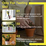 Pointer Soil Moisture Detector Set with a Button Battery(SGS10-Yellow)