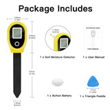 Pointer Soil Moisture Detector Set with a Button Battery(SGS10-Yellow)
