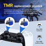 Mcbazel 7 in 1 PS5 Controller TMR Tunnel Magnetic Resistance Joystick Replacement Tool Set(JS13-006A5)