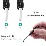Mcbazel 5 in 1 TMR Tunnel Magnetic Resistance Joystick Replacement Set for Xbox Series Elite 2 Controller(JS13-008A4)