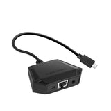 Mcbazel Fire Stick Ethernet-adapter, Firestick Ethernet-adapter Micro-USB till RJ45, Ethernet-nätverksadapter kompatibel med Fire TV Stick 4K Max/Lite/2:a gen/3:e gen Fire TV