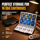 16 Slots Game Case for Game Boy Advance-Black#