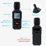 Digital Sound Level Meter-Black(S8607)