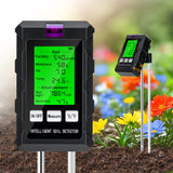 Mcbazel 6 in 1 Multifunctional Soil Tester-Black