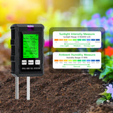 Mcbazel 6 in 1 Multifunctional Soil Tester-Black