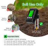 Mcbazel 6 in 1 Multifunctional Soil Tester-Black