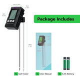 Mcbazel 6 in 1 Multifunctional Soil Tester-Black