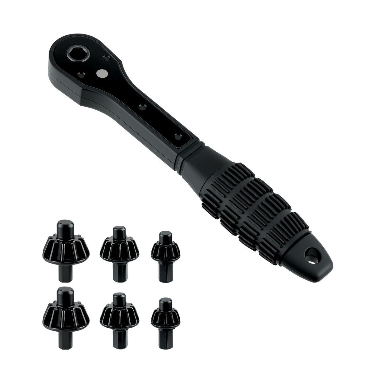 Mcbazel Chuck Key Wrench With Two 10/13/16MM Key Heads Each - Black (2nd Generation)