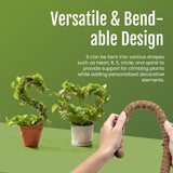 2 Pcs 4MM Width Bendable Coir Pole for Climbing Plants Growth-Bending Version(100cm)