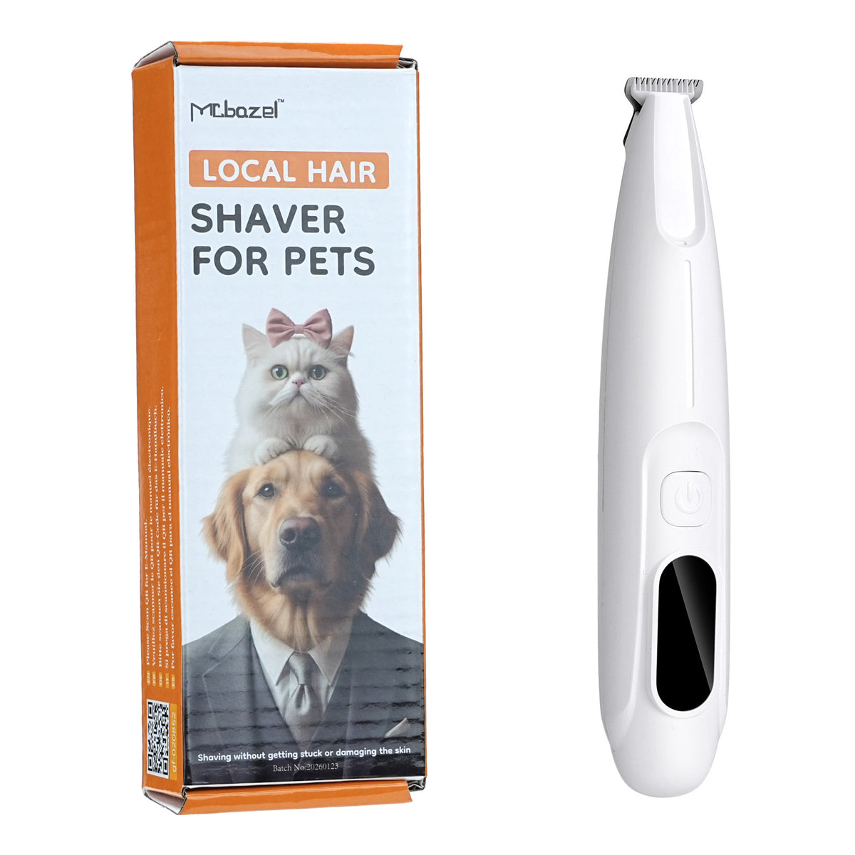 Local Hair Shaver for Pets-White(#T1)