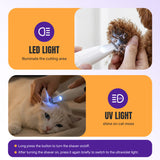 Local Hair Shaver for Pets-White(#T1)