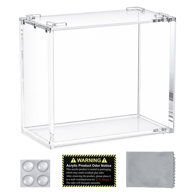 High-Transparency Acrylic Magnetic Display Box-19.1cm*17cm*9.2cm(Stackable 5+8+5mm)#