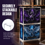 High-Transparency Acrylic Magnetic Display Box-19.1cm*17cm*9.2cm(Stackable 5+8+5mm)#